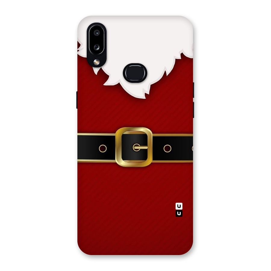 Black Belt Design Back Case for Galaxy A10s