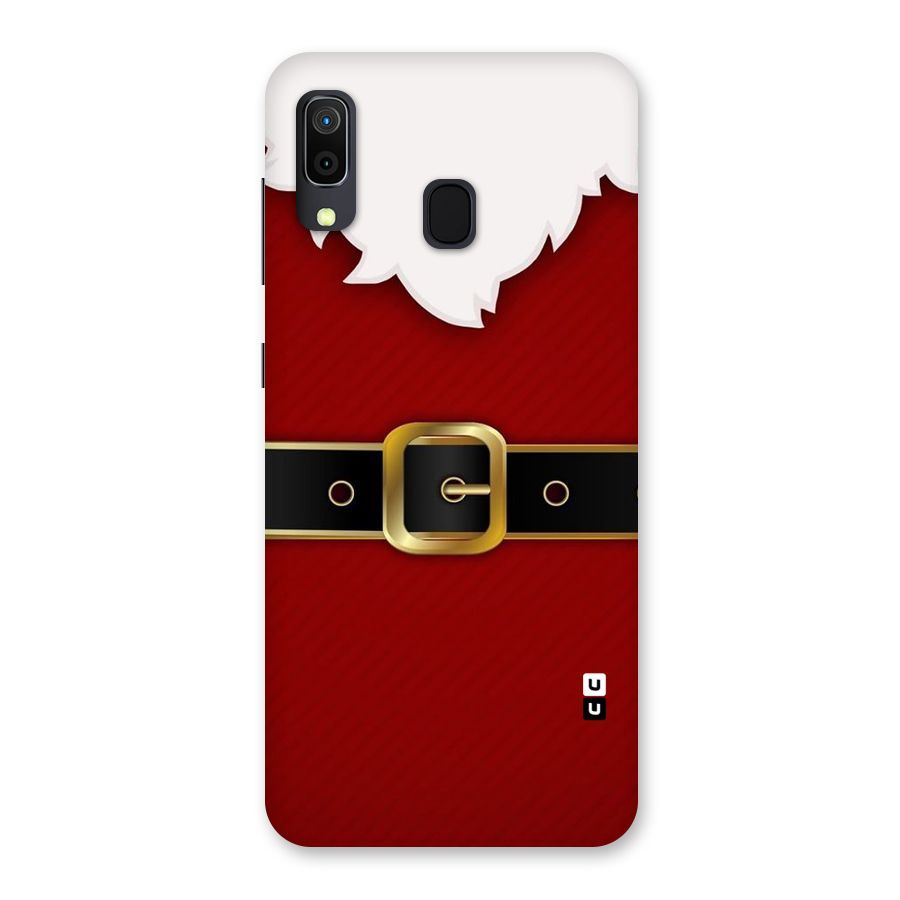 Black Belt Design Back Case for Galaxy A30
