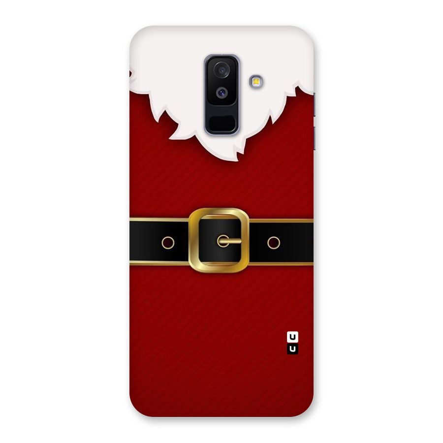 Black Belt Design Back Case for Galaxy A6 Plus