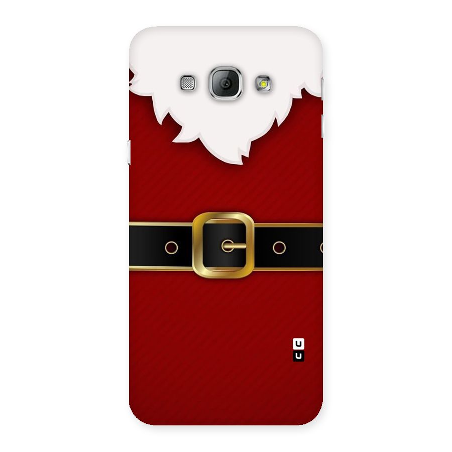 Black Belt Design Back Case for Galaxy A8
