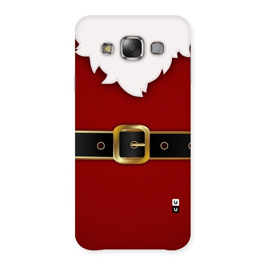Black Belt Design Back Case for Galaxy E7