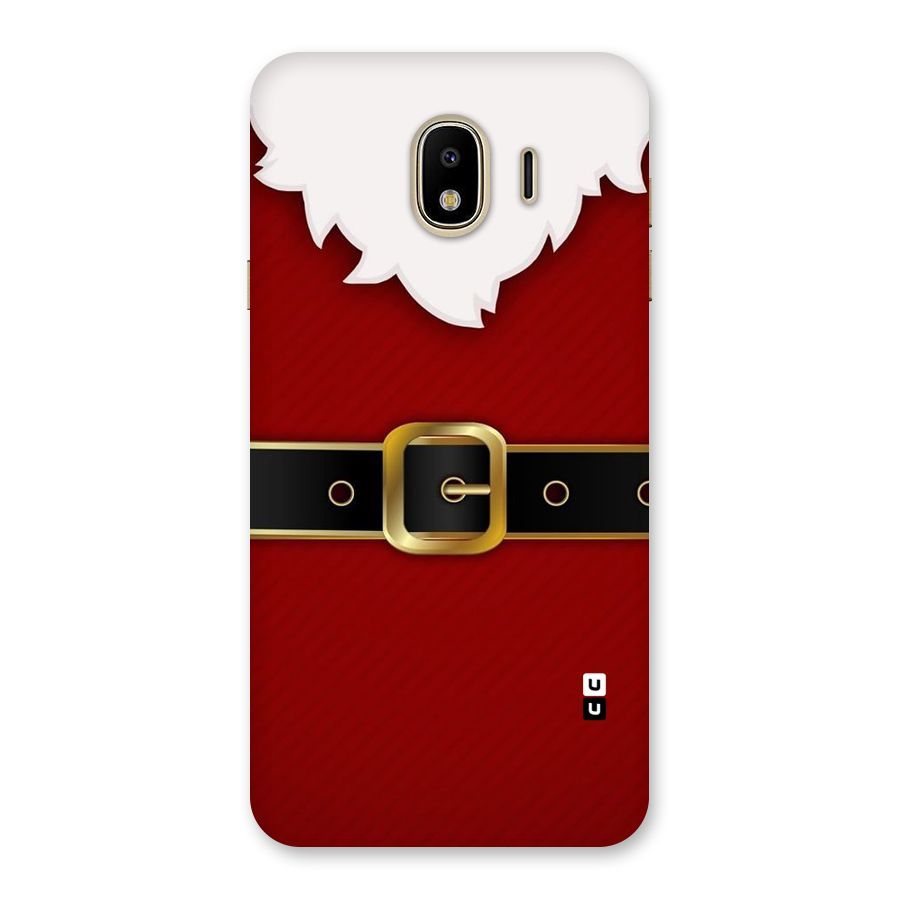 Black Belt Design Back Case for Galaxy J4