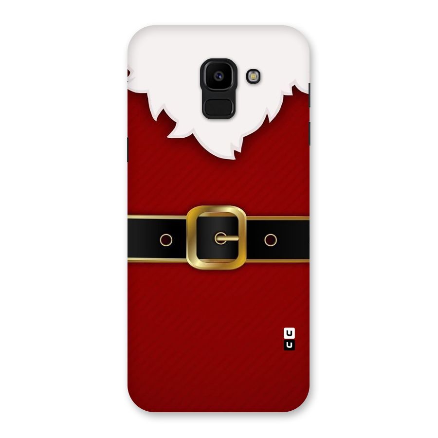 Black Belt Design Back Case for Galaxy J6