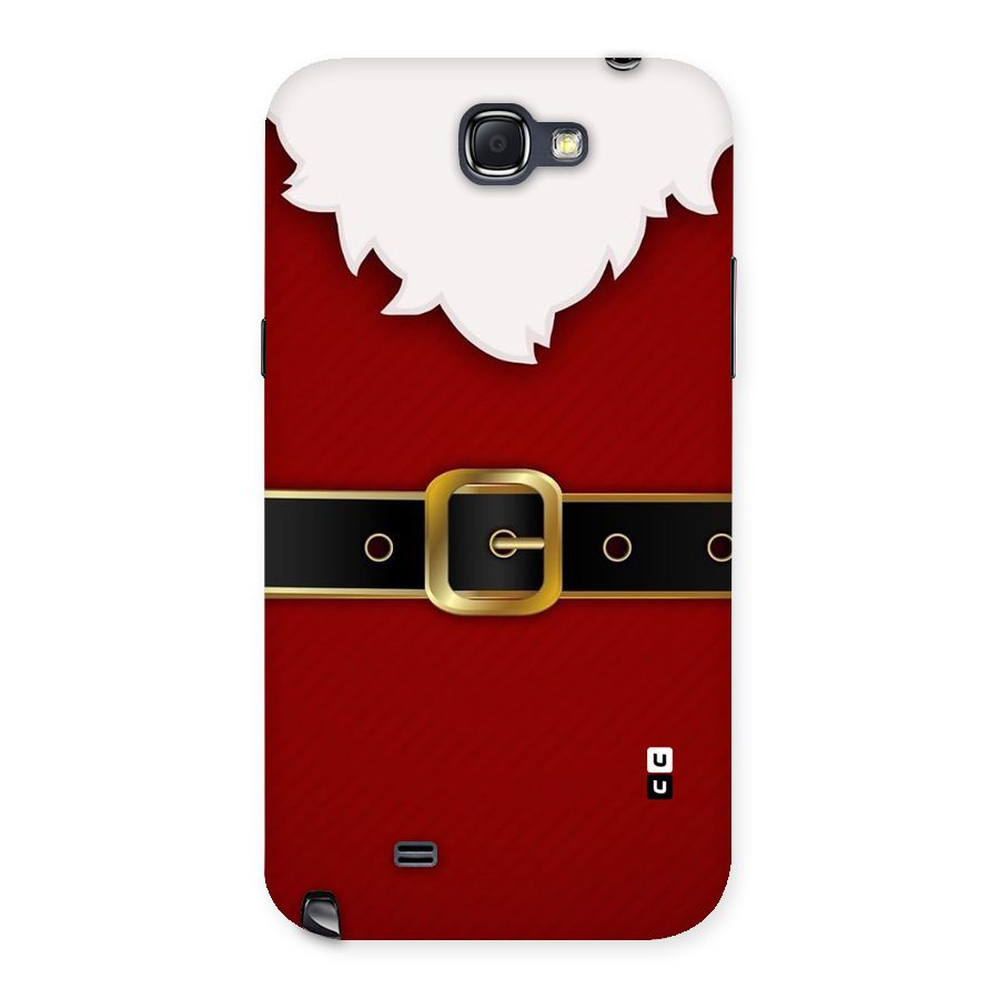 Black Belt Design Back Case for Galaxy Note 2
