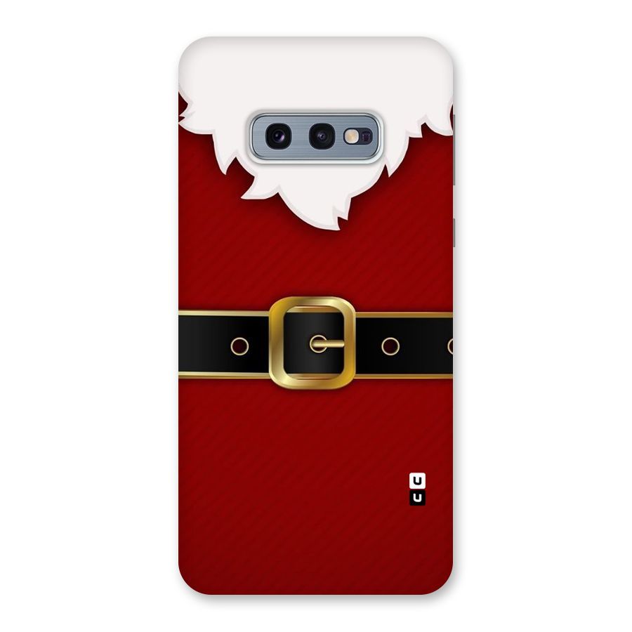 Black Belt Design Back Case for Galaxy S10e