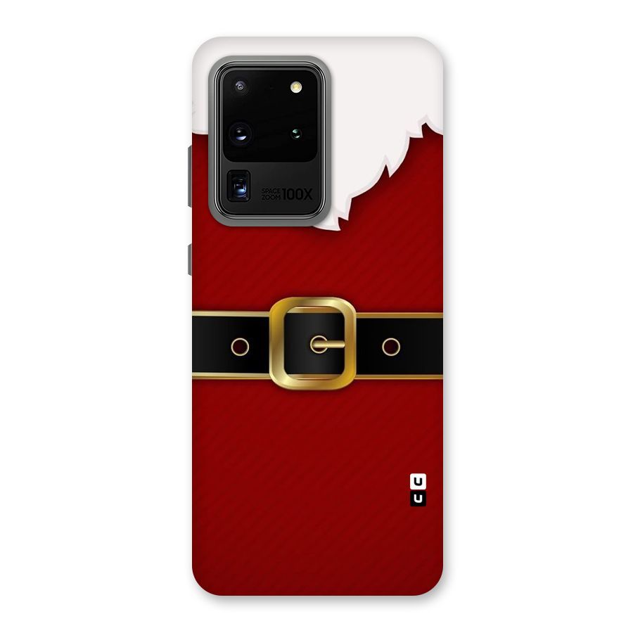 Black Belt Design Back Case for Galaxy S20 Ultra