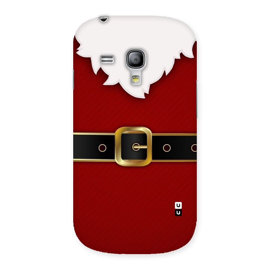 Black Belt Design Back Case for Galaxy S3 Mini