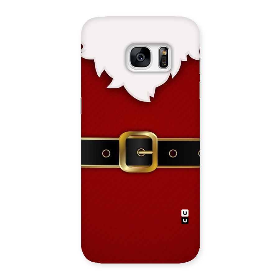Black Belt Design Back Case for Galaxy S7 Edge