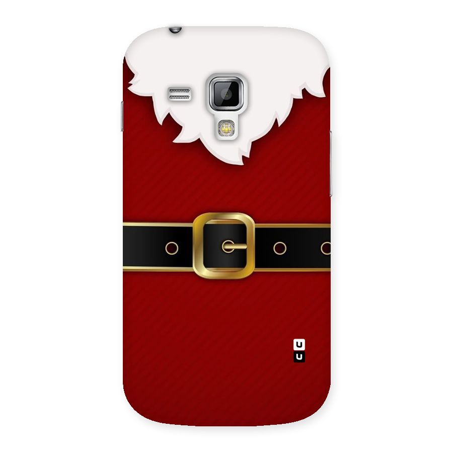 Black Belt Design Back Case for Galaxy S Duos