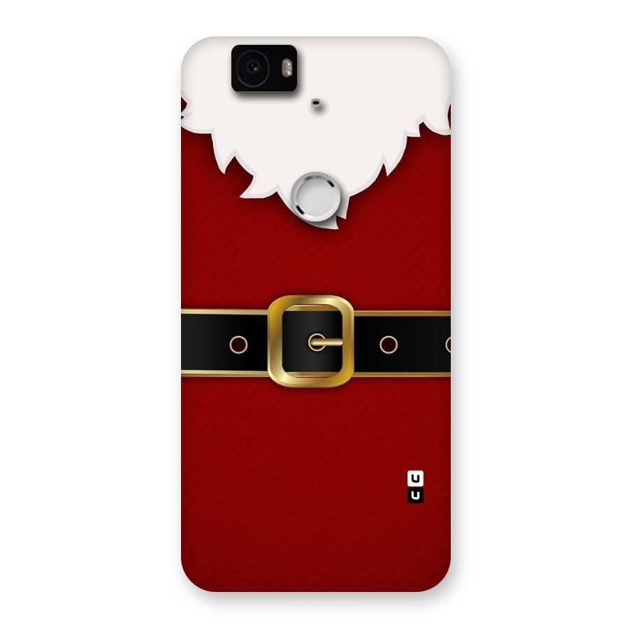 Black Belt Design Back Case for Google Nexus-6P