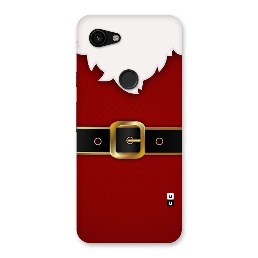 Black Belt Design Back Case for Google Pixel 3a