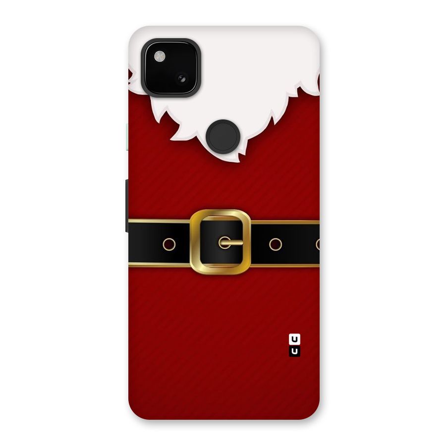Black Belt Design Back Case for Google Pixel 4a