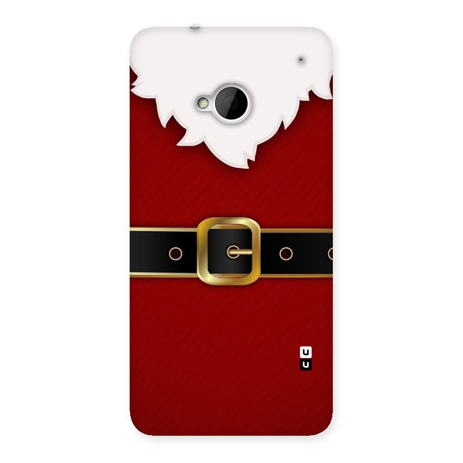 Black Belt Design Back Case for HTC One M7