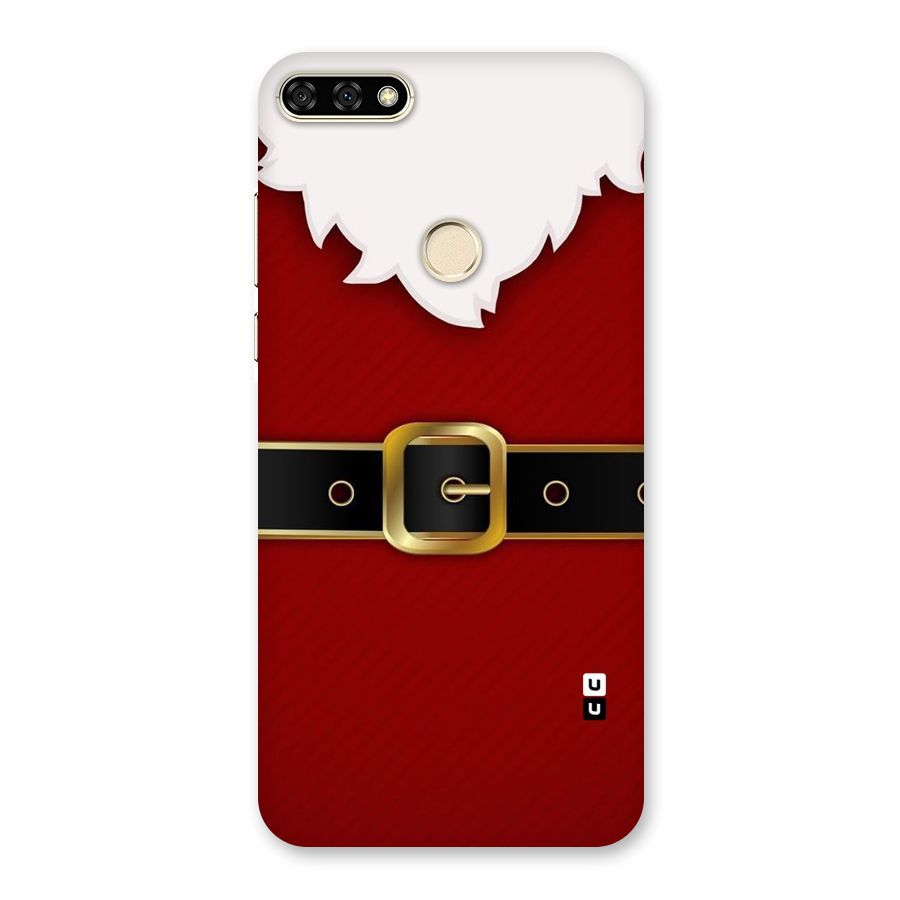Black Belt Design Back Case for Honor 7A