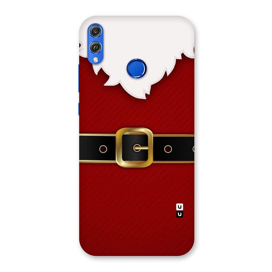 Black Belt Design Back Case for Honor 8X