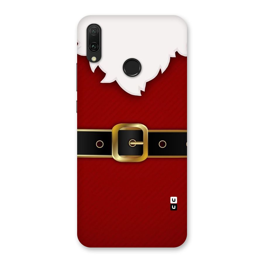 Black Belt Design Back Case for Huawei Y9 (2019)