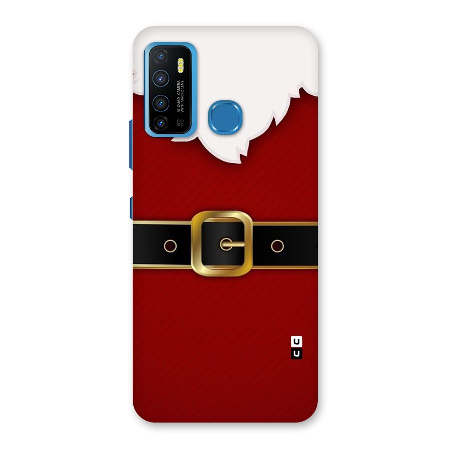 Black Belt Design Back Case for Infinix Hot 9