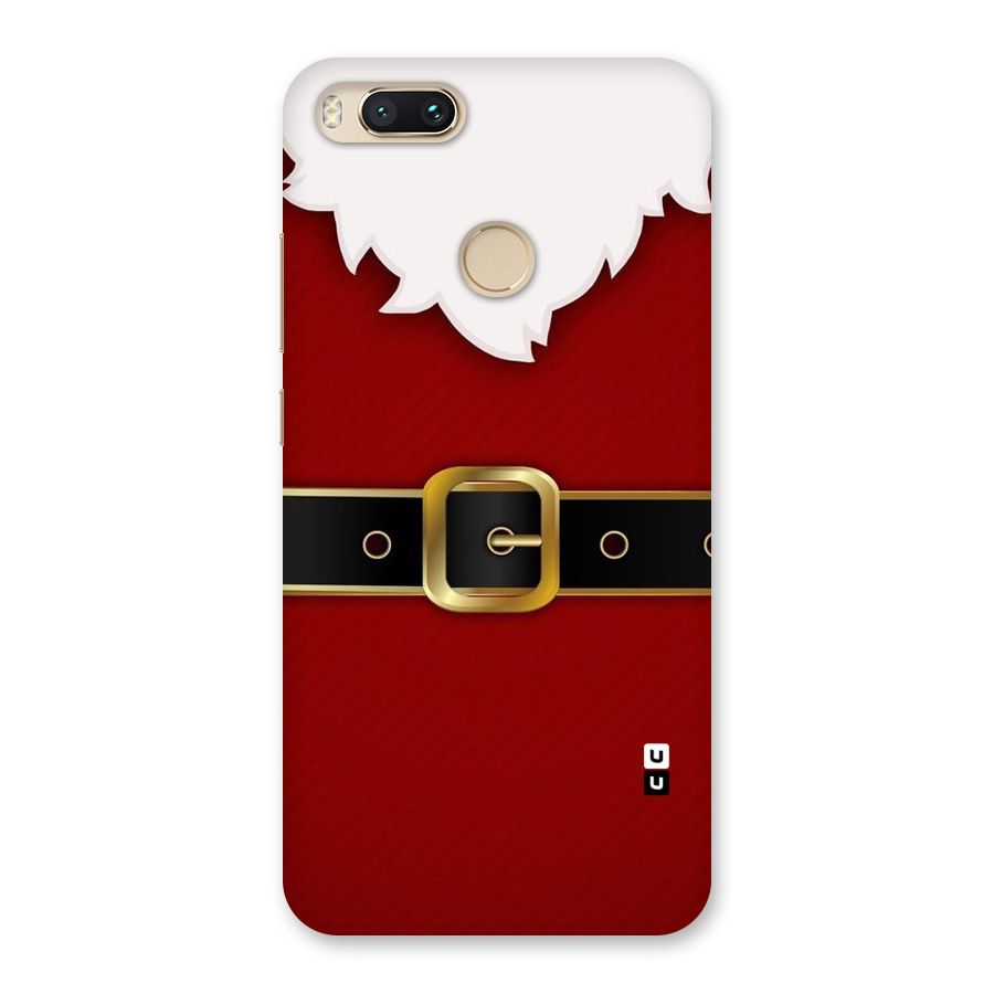 Black Belt Design Back Case for Mi A1