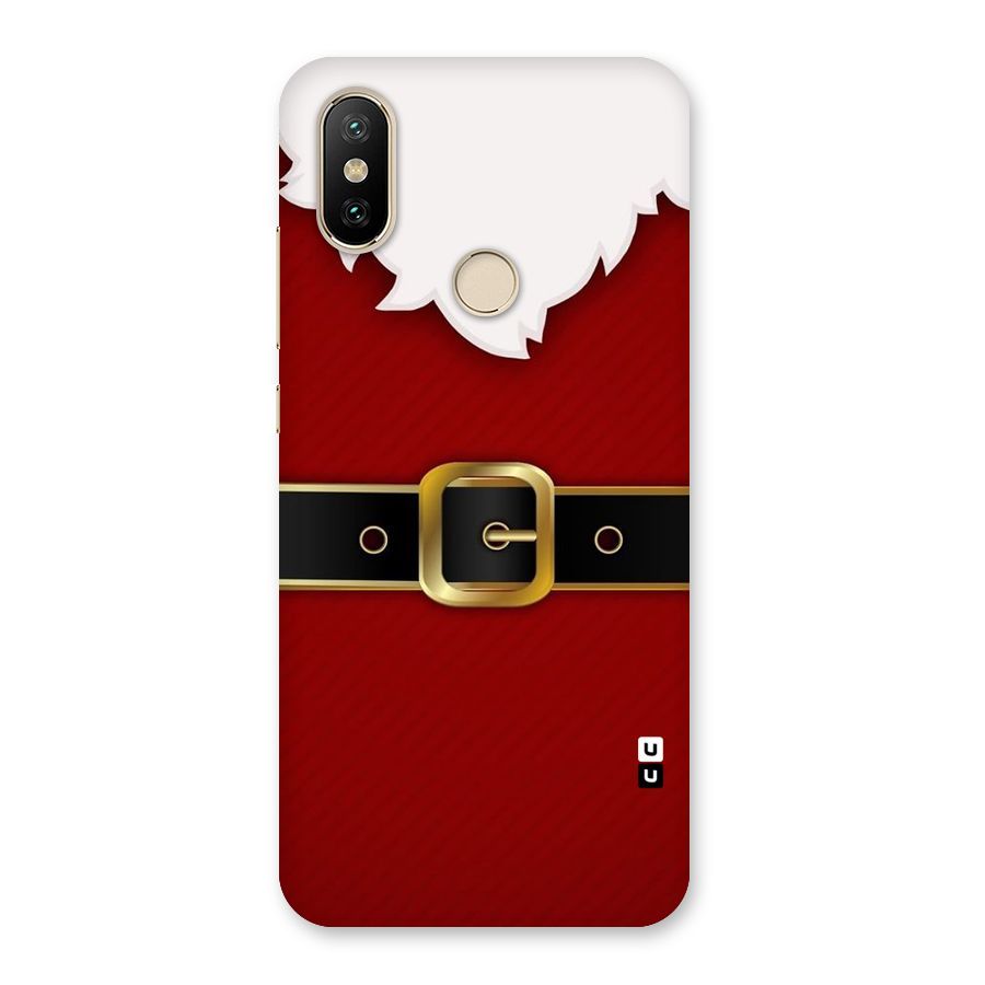 Black Belt Design Back Case for Mi A2