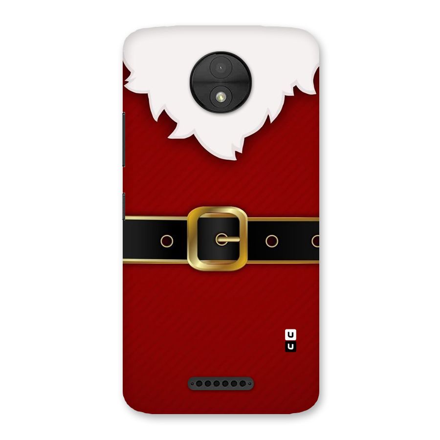 Black Belt Design Back Case for Moto C