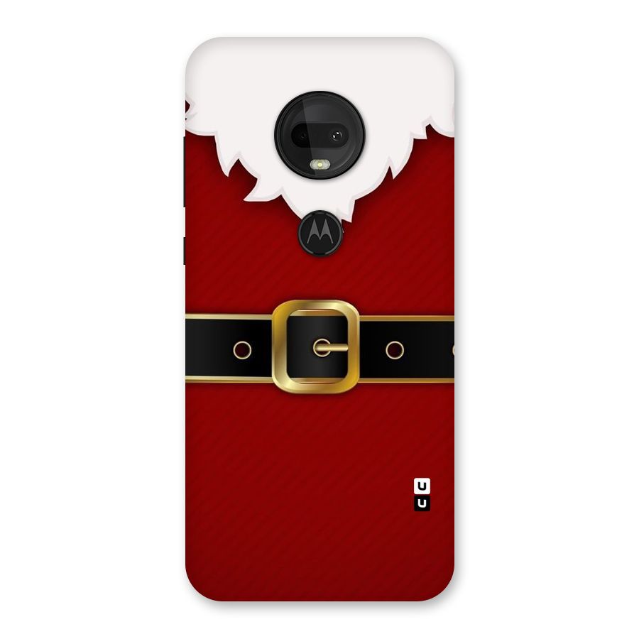 Black Belt Design Back Case for Moto G7