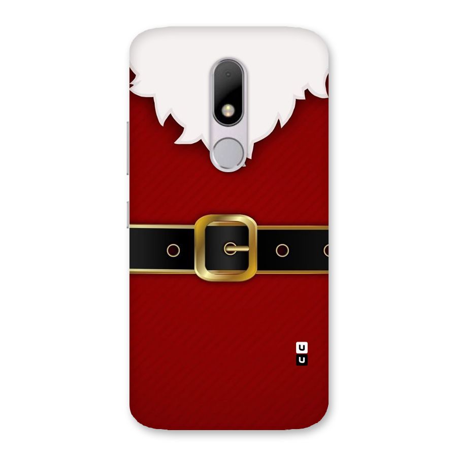 Black Belt Design Back Case for Moto M