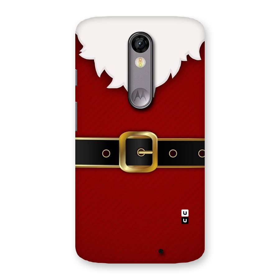 Black Belt Design Back Case for Moto X Force