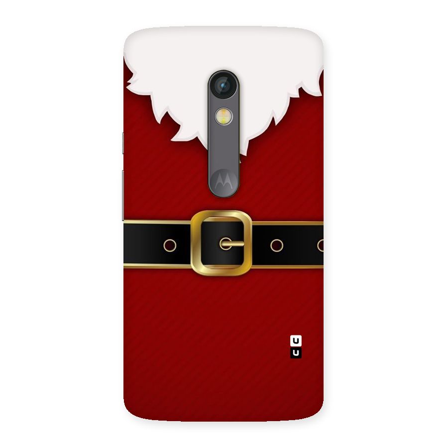 Black Belt Design Back Case for Moto X Play