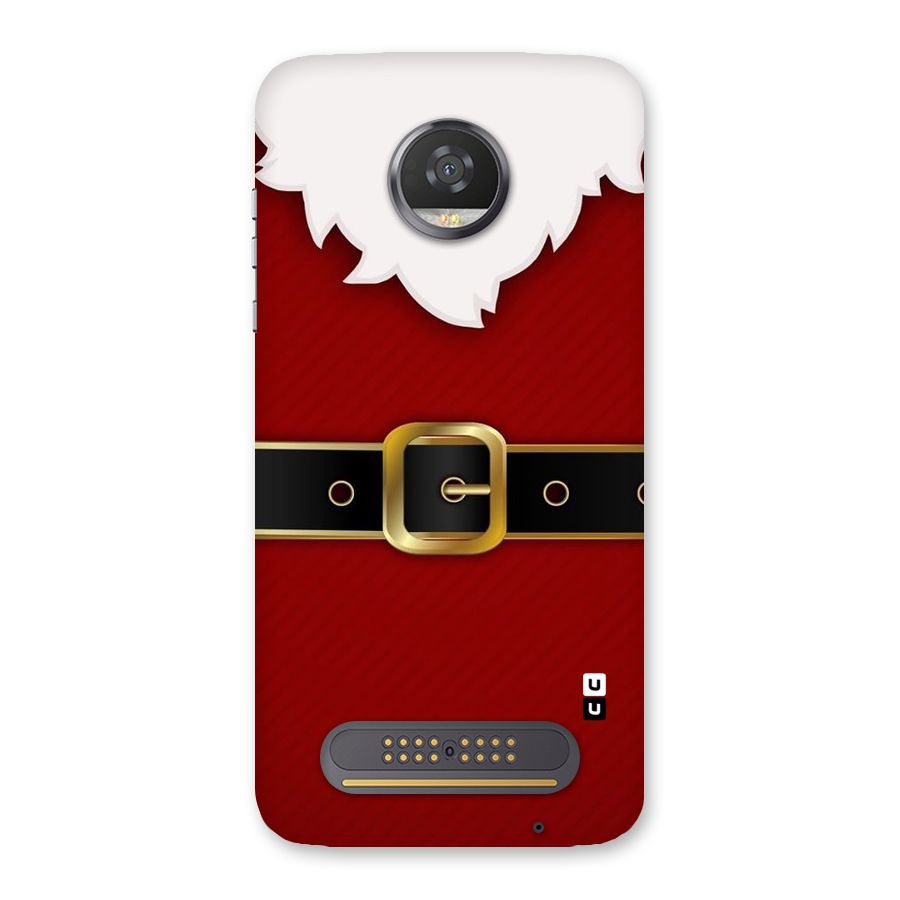 Black Belt Design Back Case for Moto Z2 Play