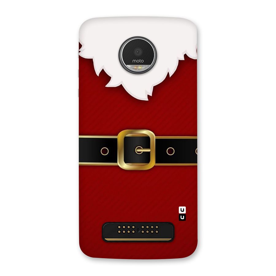 Black Belt Design Back Case for Moto Z Play