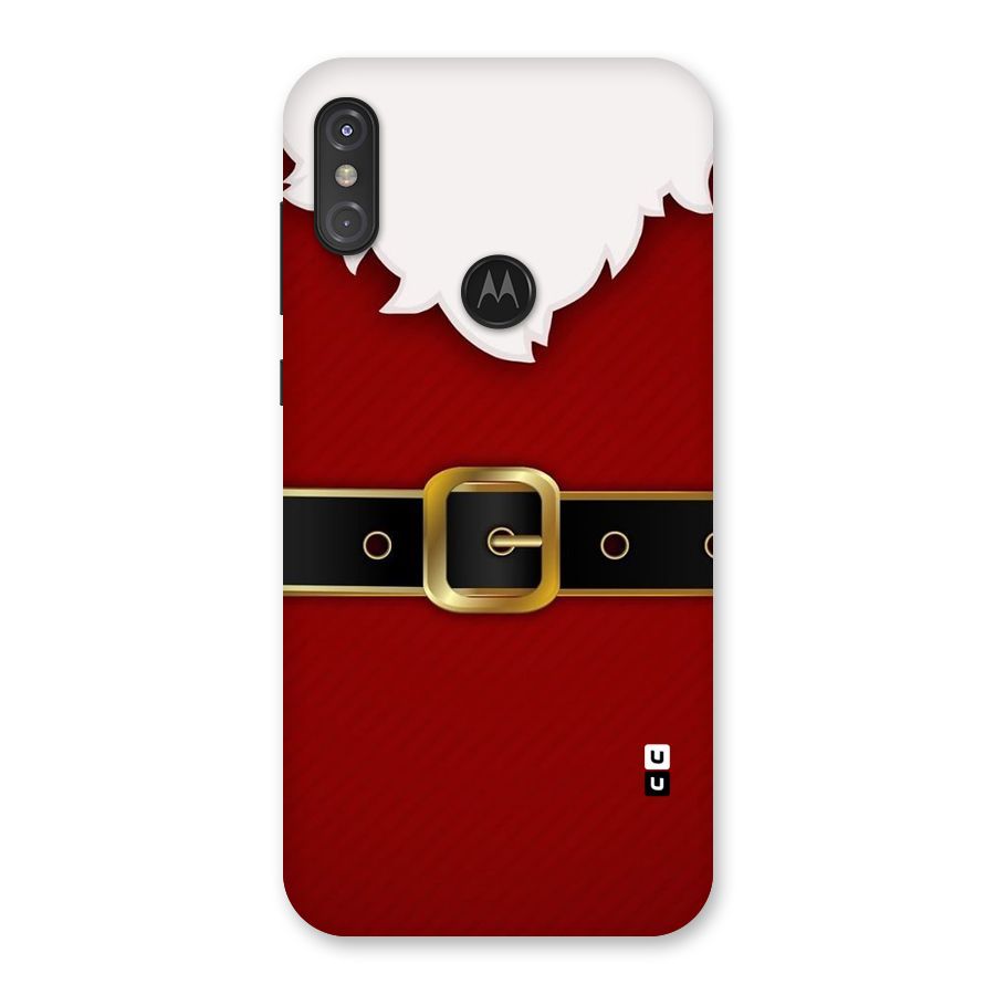 Black Belt Design Back Case for Motorola One Power