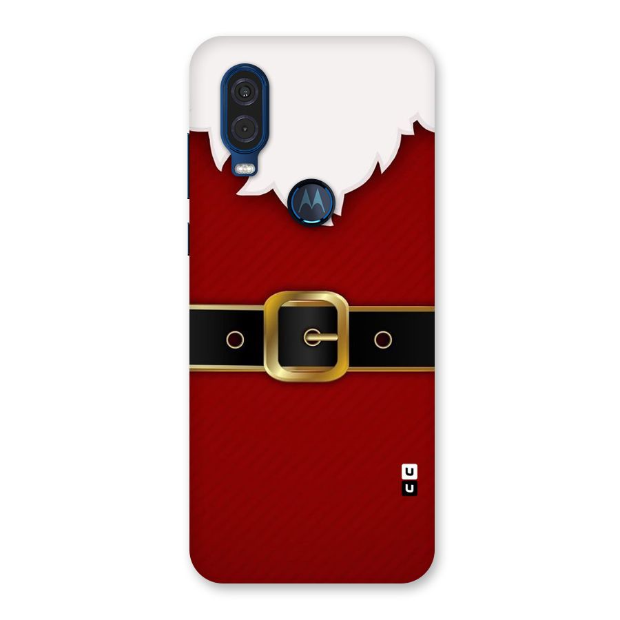 Black Belt Design Back Case for Motorola One Vision