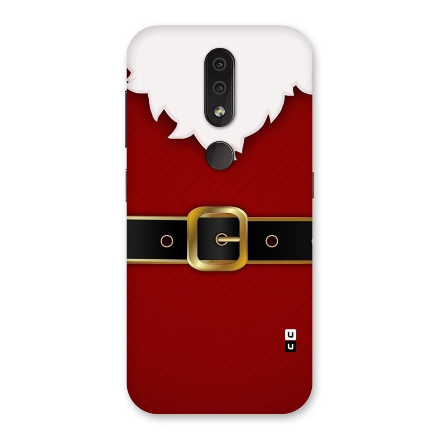 Black Belt Design Back Case for Nokia 4.2
