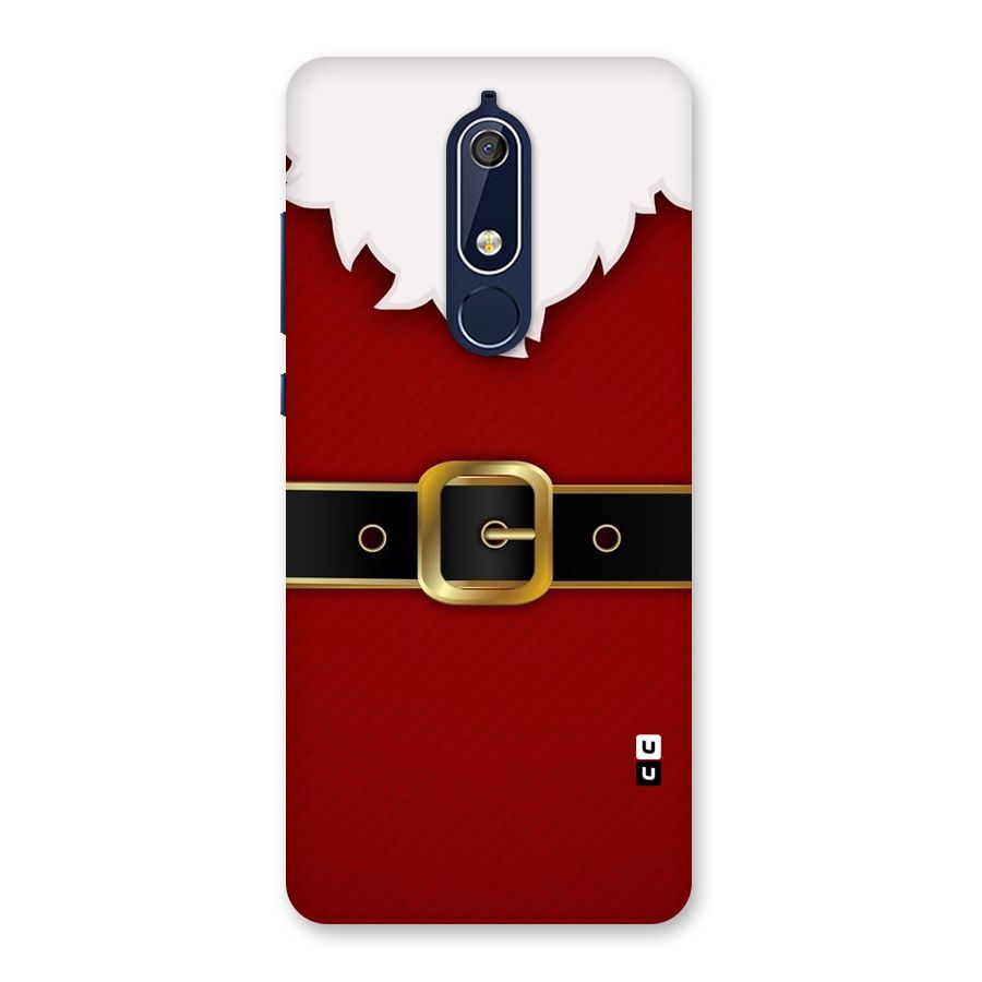 Black Belt Design Back Case for Nokia 5.1