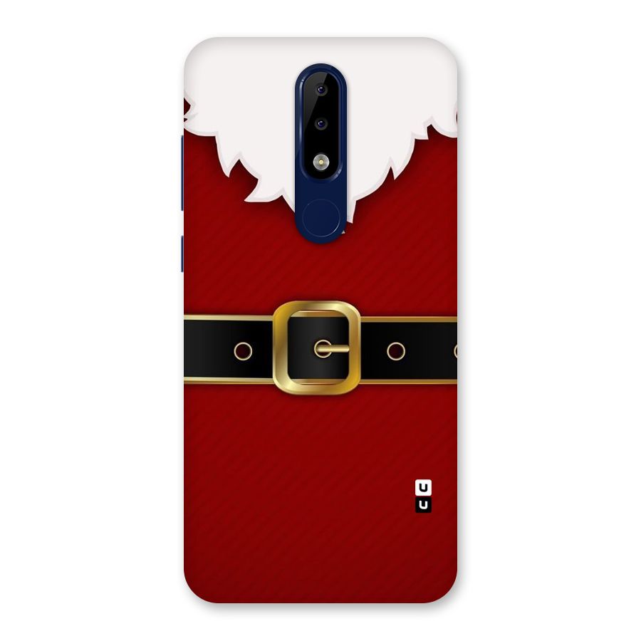 Black Belt Design Back Case for Nokia 5.1 Plus