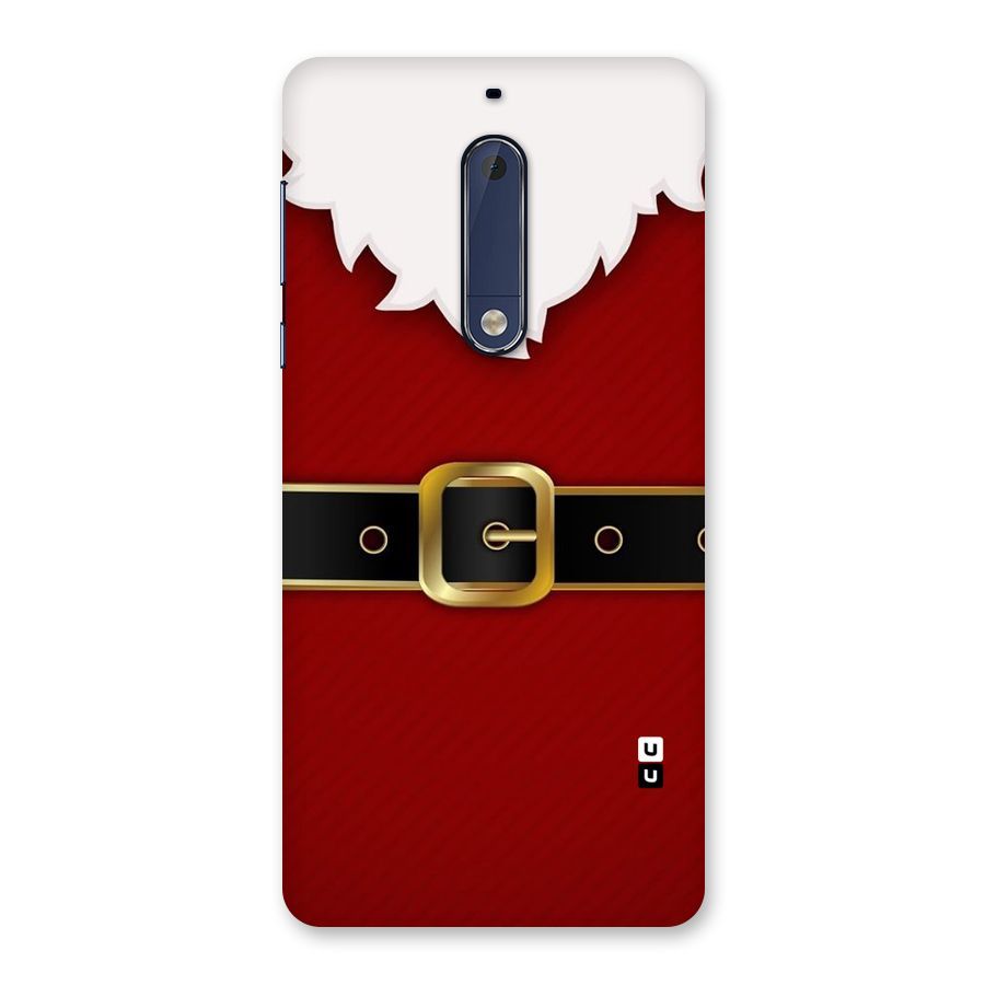Black Belt Design Back Case for Nokia 5