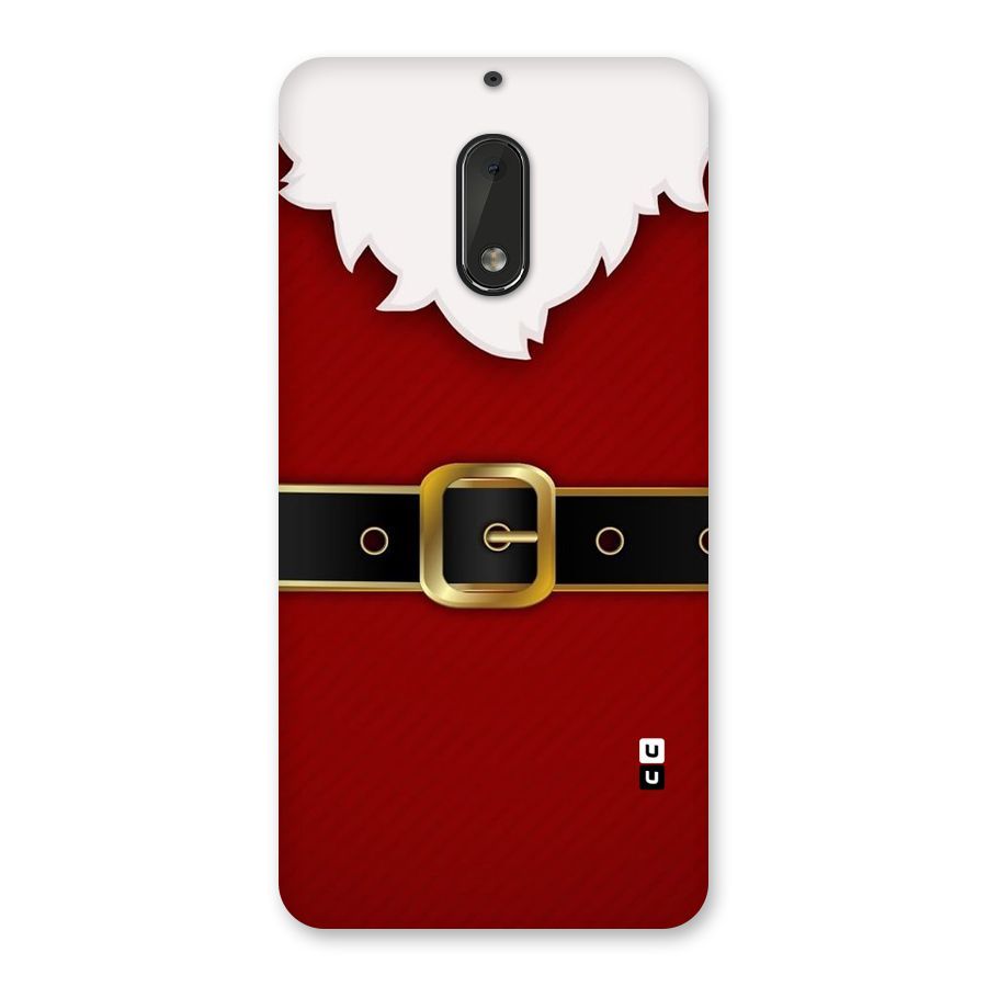 Black Belt Design Back Case for Nokia 6