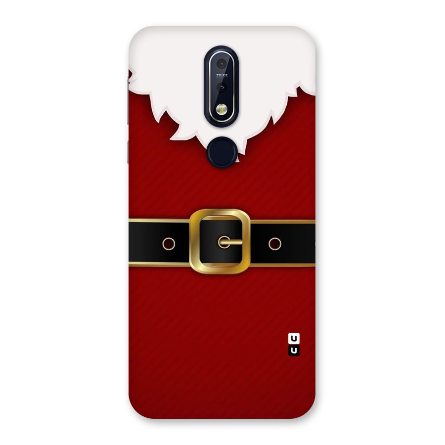 Black Belt Design Back Case for Nokia 7.1