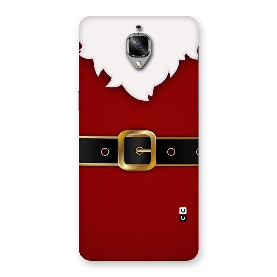 Black Belt Design Back Case for OnePlus 3
