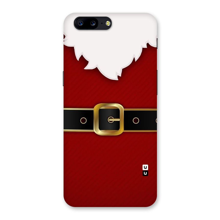 Black Belt Design Back Case for OnePlus 5