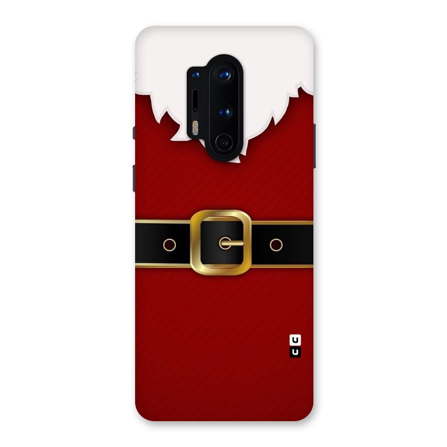 Black Belt Design Back Case for OnePlus 8 Pro