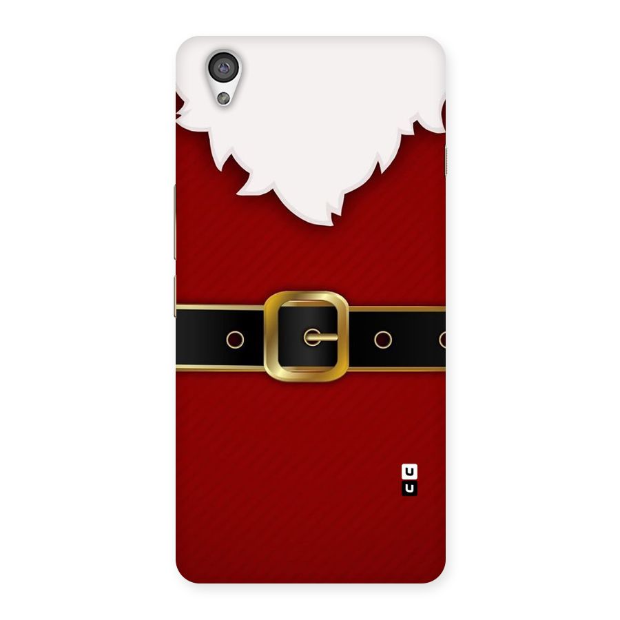 Black Belt Design Back Case for OnePlus X
