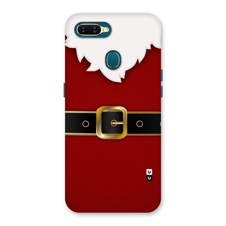 Black Belt Design Back Case for Oppo A11k