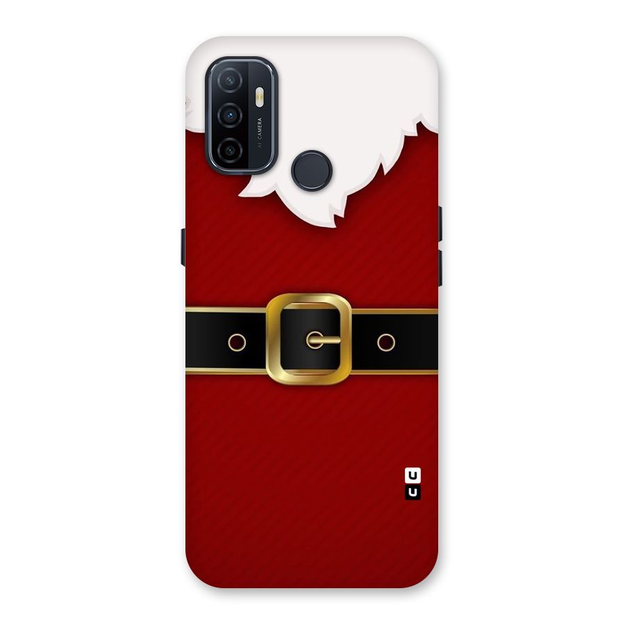 Black Belt Design Back Case for Oppo A32