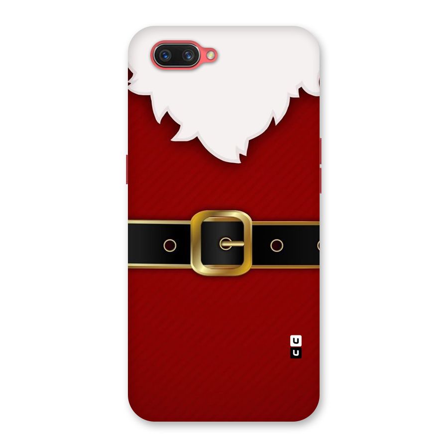 Black Belt Design Back Case for Oppo A3s