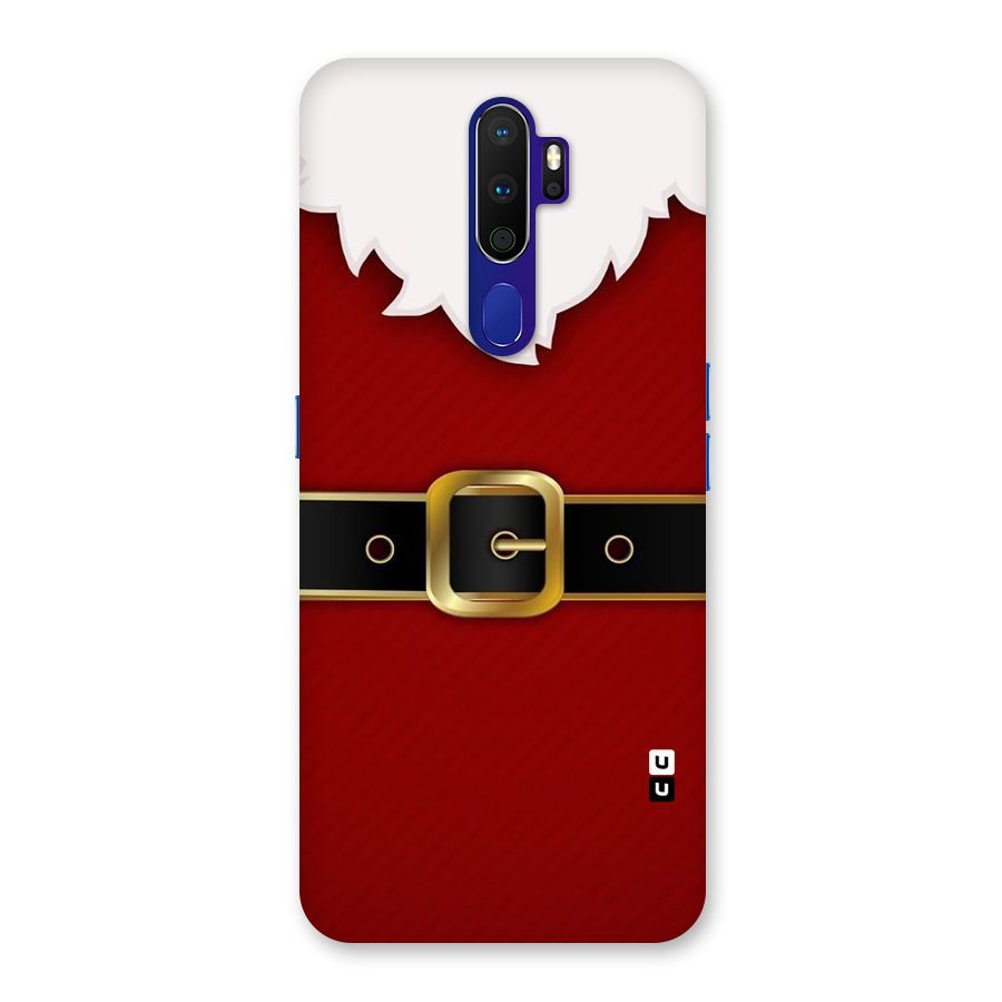 Black Belt Design Back Case for Oppo A9 (2020)
