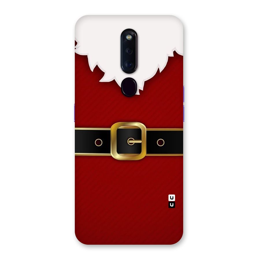 Black Belt Design Back Case for Oppo F11 Pro