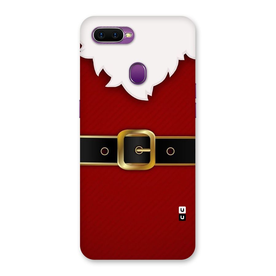 Black Belt Design Back Case for Oppo F9
