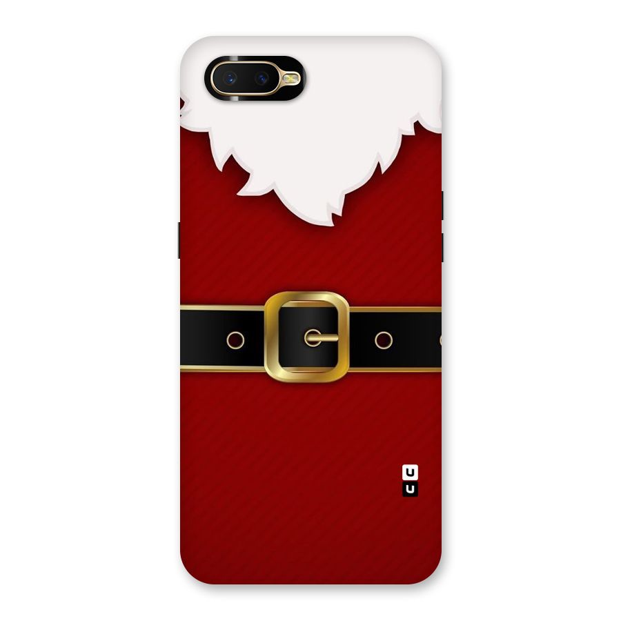 Black Belt Design Back Case for Oppo K1