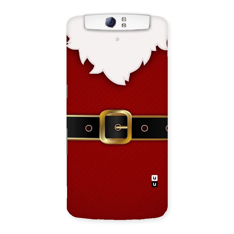 Black Belt Design Back Case for Oppo N1